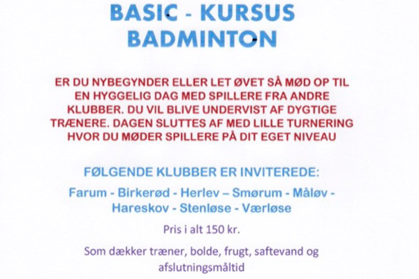 Basic—Badminton-front